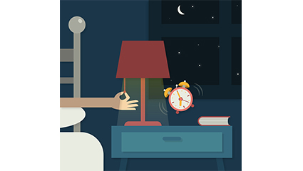 Night Alarm illustrator vector material