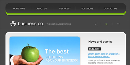 Exquisite European-style Web site templates psd + fla source file -2