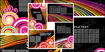 line card template vector