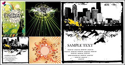 the trend of the design vector illustration material