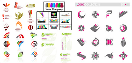 LOGO simple template vector material