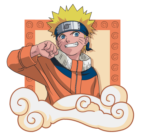 Naruto characters Vector material -1