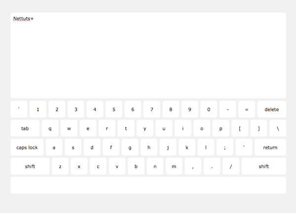 Keyboard effects to achieve