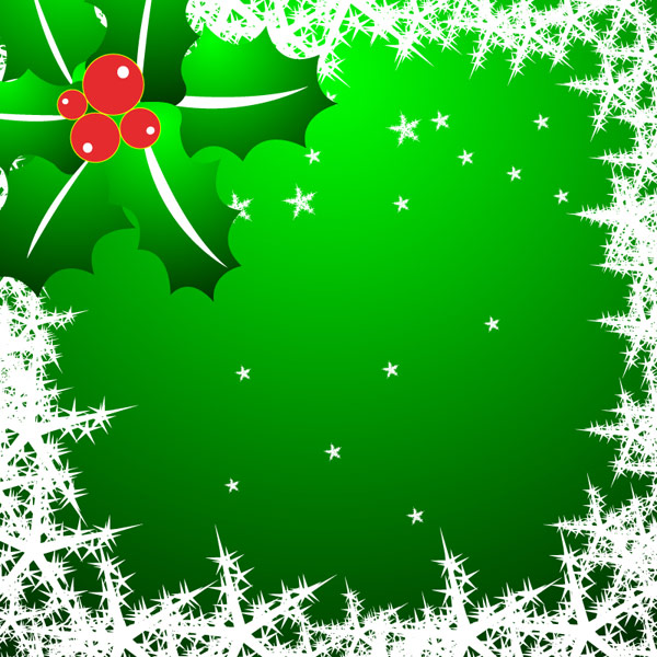 Snowflakes, stars, pine needles vector&nbsp;