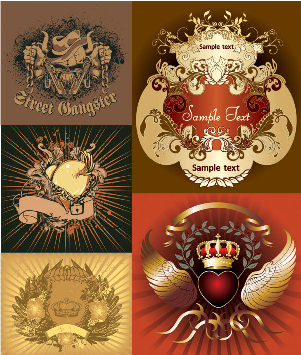 European trend of the pattern vector material