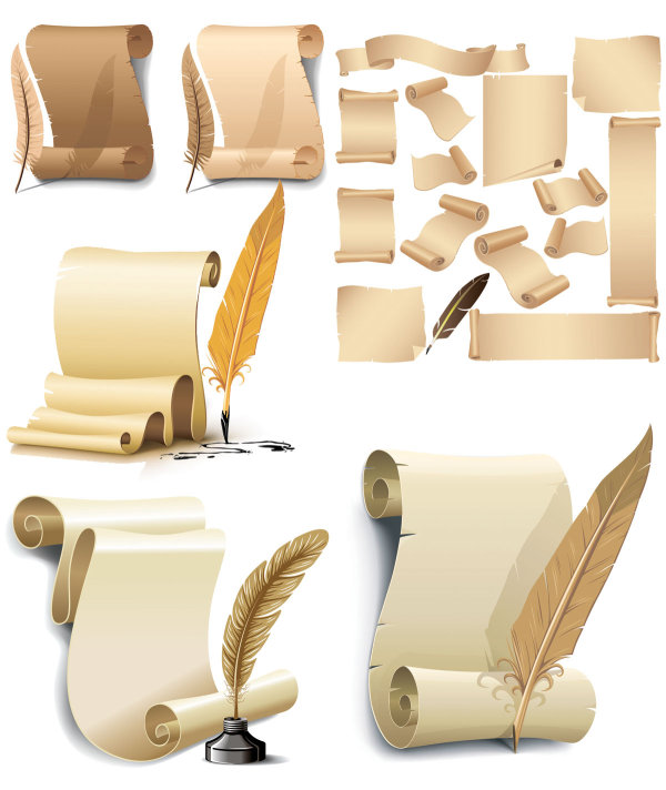 Sheepskin rolls - Vector