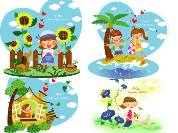 Children's Summer Vector 2