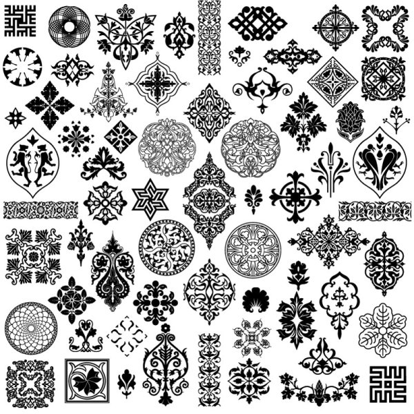 Ancient style pattern - vector material