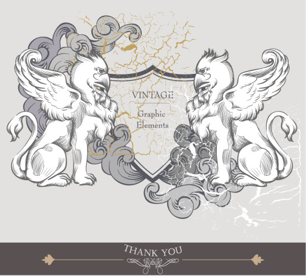 European pattern 03-- vector material