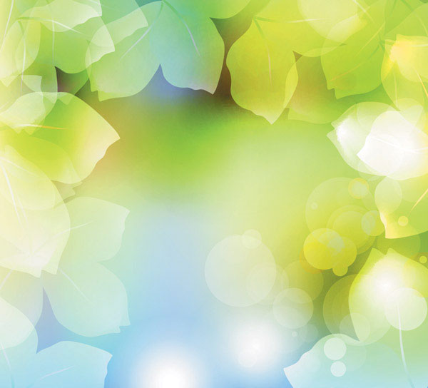 Dream plants background vector -1