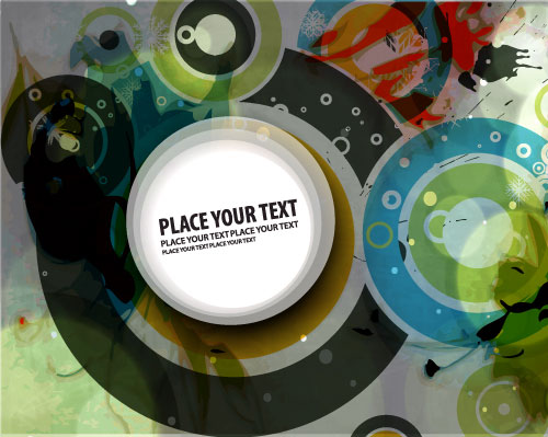 Elements of the trend 01 - vector material