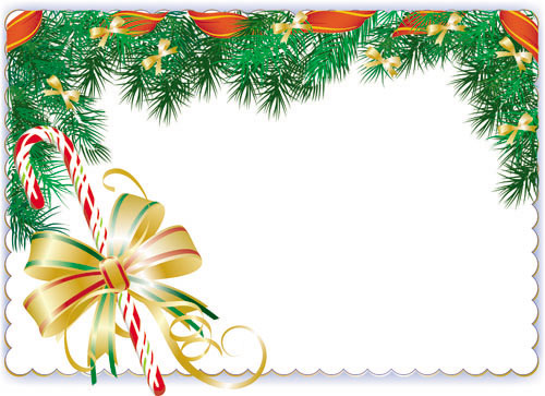 Christmas element border 01 - vector material