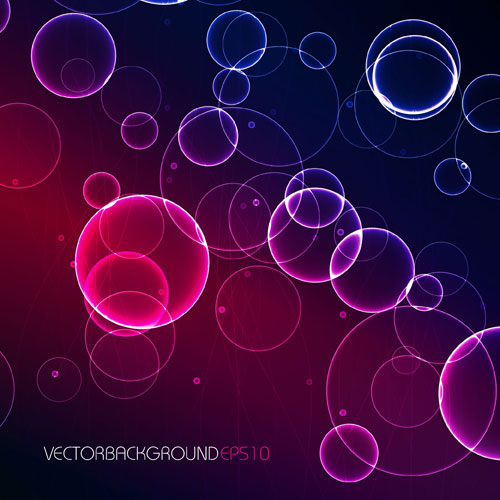 Brilliant halo background 01 - vector material