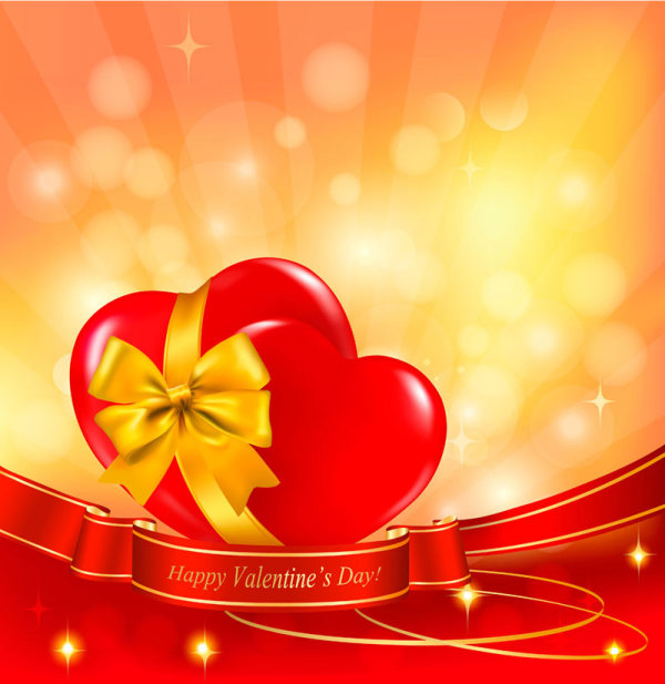 Romantic Valentine's Day Element 2 - vector material