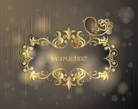 European pattern background 01 - vector material