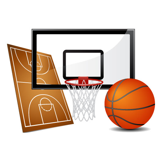 Sports equipment vector material -02