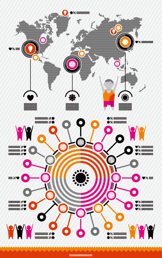 Business Data Graphics 01 - vector material