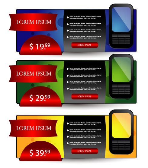 The fashion pages banner04-vector material