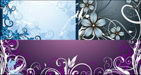 fashion flowers frame material
