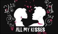 Give you all my kisses Vector