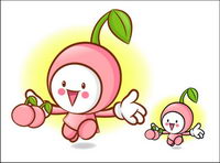 Love the cartoon super fruit Vector 6