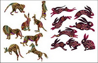 Vector rabbits and other animals