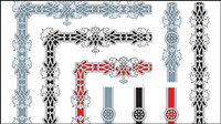 Exquisite lace 01 - vector material