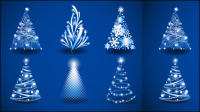 Fancy Christmas Tree 03 - vector material