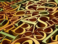 Master English font design appreciation_64P