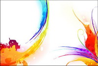 Ink, watercolor pattern-2