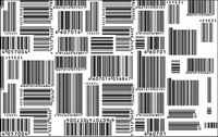 Bar code vector material