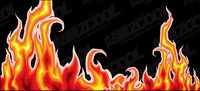 Cool flame vector material