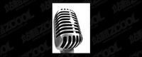Featured microphone picture material