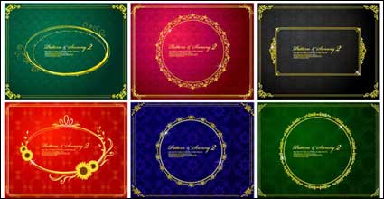 9 gold lace material shading vector