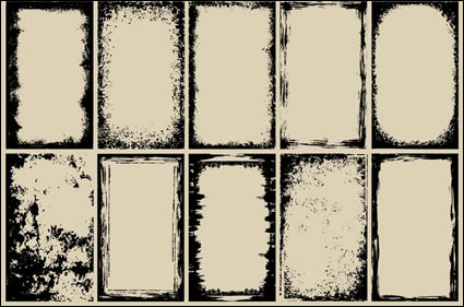 [fade] graffiti border vector of material