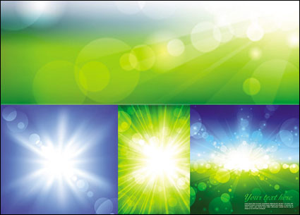 Bursts of light Vector