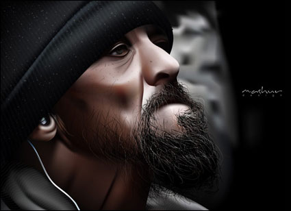 T-bag looks like a man Vector