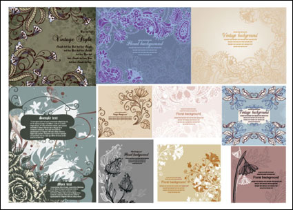 Vector background pattern hand-painted