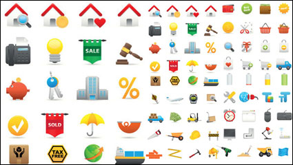 Living icon - vector free download