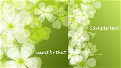 Fresh summer flowers the Phantom background vector -1