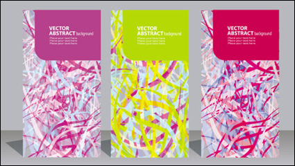 Messy lines background - vector