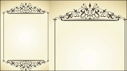 Beautiful lace pattern 05-- vector material