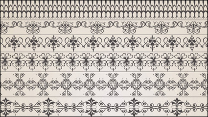 European-style lace pattern 01 - Vector