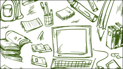 Cartoon hand-painted 02 - vector