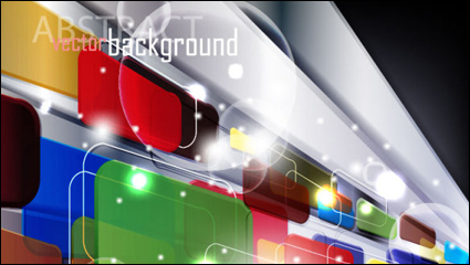 Trend of bright halo background 01 - vector