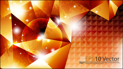 Bright trend Halo background 02 - vector material