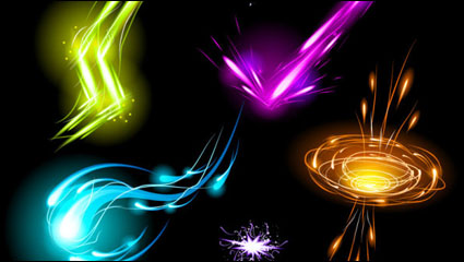 Colorful flow line 02 - vector material