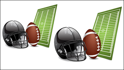 Sports equipment vector material -04