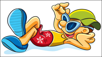 Cartoon boy 01 - vector material