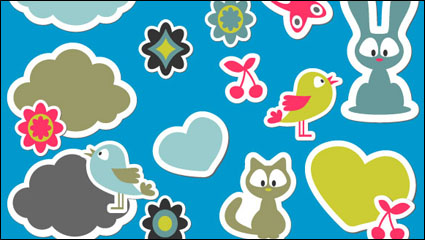 Cute cartoon 04 - Vector